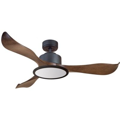 Modulo De Klassfan - Ventilateur De Plafond Avec Lumière Gris Basalte Et Bois Idéal Pour 25 À 40 M² Kldc1p2wol2bk Modulo De Klassfan - Ventilateur De Plafond Avec Lumière Gris Basalte Et Bois Idéal Pour 25 À 40 M² Kldc1p2wol2bk