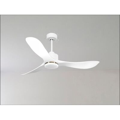 KLASSFAN Modulo Latino Iii - Super Destratificateur Et Ventilateur Dc 132 Cm Blanc Pales Bois Gris Idéal 26 À 40 M² KLASSFAN Modulo Latino Iii - Super Destratificateur Et Ventilateur Dc 132 Cm Blanc Pales Bois Gris Idéal 26 À 40 M²