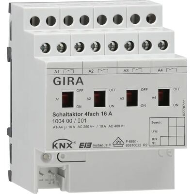 Gira 4 Canales de Interruptor KNX - Control de escenas Gira 4 Canales de Interruptor KNX - Control de escenas