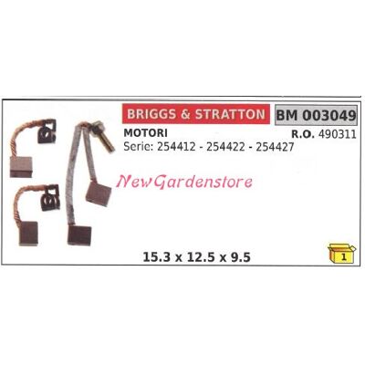 Briggs & Stratton Briggs&stratton Juego De Escobillas De Motor Eléctrico Para 254412 Serie 254422 003049 Briggs & Stratton Briggs&stratton Juego De Escobillas De Motor Eléctrico Para 254412 Serie 254422 003049