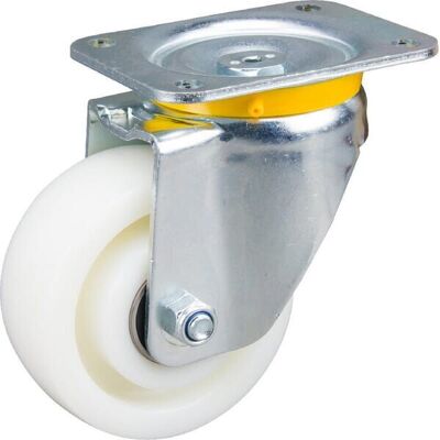 Rueda Industrial Giratoria En Poliamida: Di谩metro125 X 50 Mm Placa Soporte: 137 X 105 Mm. Capacidad: 700 Kg Tente Tente Rueda Industrial Giratoria En Poliamida: Di谩metro125 X 50 Mm Placa Soporte: 137 X 105 Mm. Capacidad: 700 Kg Tente Tente