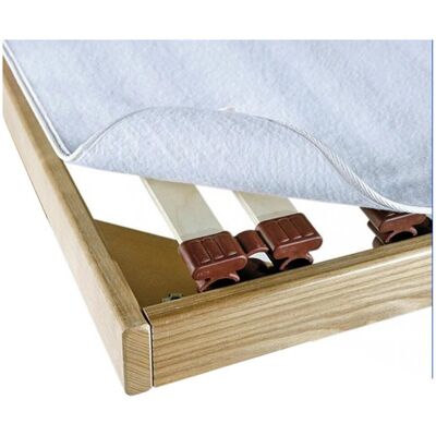 Trade Shop - Set 2 Pz. Coprirete 1 Piazza Trapuntato Con Laccetti Di Fissaggio 90x195cm - Trade Shop - Set 2 Pz. Coprirete 1 Piazza Trapuntato Con Laccetti Di Fissaggio 90x195cm -