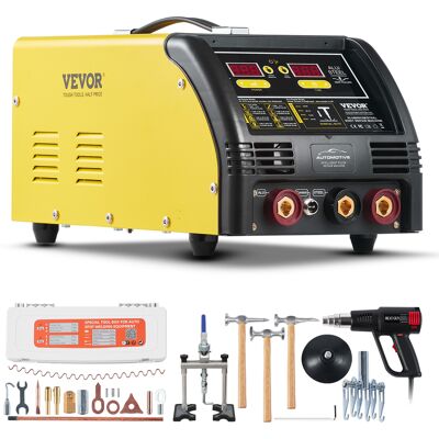 Vevor Soldadora De Pernos Dual Pro Soldadora Profesional 5 Kw Con Soldadura Automática Y Manual 10 Modos Máquina De Reparación De Abolladuras Con Soldadura Por Puntos Para Paneles De Acero Aluminio Vevor Soldadora De Pernos Dual Pro Soldadora Profesional 5 Kw Con Soldadura Automática Y Manual 10 Modos Máquina De Reparación De Abolladuras Con Soldadura Por Puntos Para Paneles De Acero Aluminio