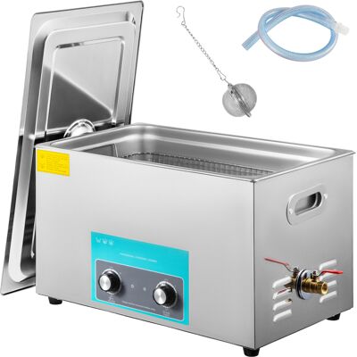 Vevor - Limpiador Ultrasónico 22 L Control De Máquina De Limpieza Ultrasónica Con Perilla De Acero Inoxidable 304, Con Temporizador Calentador Para Joyas, Relojes, Gafas, Instrumentos Dentales Vevor - Limpiador Ultrasónico 22 L Control De Máquina De Limpieza Ultrasónica Con Perilla De Acero Inoxidable 304, Con Temporizador Calentador Para Joyas, Relojes, Gafas, Instrumentos Dentales