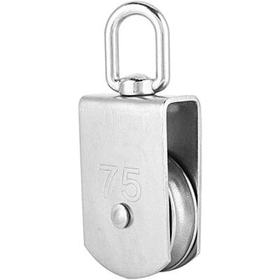 OEM Bloque De Polea Simple, Rodillo De Polea De Acero Inoxidable 304, Cojinetes De Grúa De Elevación Con Gancho Giratorio, Suspensión De Rueda De Remolque De 750 Kg OEM Bloque De Polea Simple, Rodillo De Polea De Acero Inoxidable 304, Cojinetes De Grúa De Elevación Con Gancho Giratorio, Suspensión De Rueda De Remolque De 750 Kg