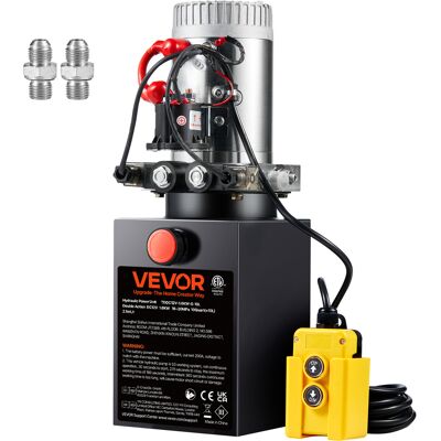 Vevor Bomba Hidráulica Dc 12 V 9,5 L Unidad Hidráulica De Doble Acción Flujo De Aceite 3,44 L/min Presión Máxima De Descarga 22 Mpa Para Volquete, Plataforma Elevadora, Remolque, Elevación Y Descarga Vevor Bomba Hidráulica Dc 12 V 9,5 L Unidad Hidráulica De Doble Acción Flujo De Aceite 3,44 L/min Presión Máxima De Descarga 22 Mpa Para Volquete, Plataforma Elevadora, Remolque, Elevación Y Descarga