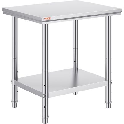 Vevor Mesa De Preparación De Comida De Acero Inoxidable 60 X 76 X 80 Cm Tabla De Cocina Profesional Capacidad De Carga 750 Kg Tabla De Trabajo De Cocina De Catering Ajustable Para Restaurante Escuela Vevor Mesa De Preparación De Comida De Acero Inoxidable 60 X 76 X 80 Cm Tabla De Cocina Profesional Capacidad De Carga 750 Kg Tabla De Trabajo De Cocina De Catering Ajustable Para Restaurante Escuela