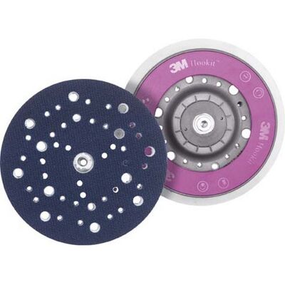 3m - Bandeja Para Muelas Auto Agarres Hookit (tm), Fijación : M8, Modelo Soft, Ø 150 Mm 3m - Bandeja Para Muelas Auto Agarres Hookit (tm), Fijación : M8, Modelo Soft, Ø 150 Mm