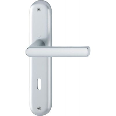 Juego de Manijas de Puerta de Aluminio Hamburg Hoppe - Interior - Plata Juego de Manijas de Puerta de Aluminio Hamburg Hoppe - Interior - Plata
