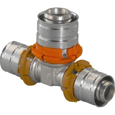 Te Reducida S-press Uponor Medidas: 32x25x32 Mm Te Reducida S-press Uponor Medidas: 32x25x32 Mm