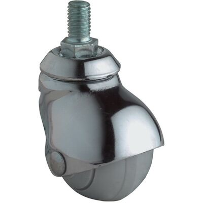 Bs Rollen - Rueda Giratoria De Bola D.40mm, En Caso Necesario 30kg M10 Goma Gris Bs Rollen - Rueda Giratoria De Bola D.40mm, En Caso Necesario 30kg M10 Goma Gris
