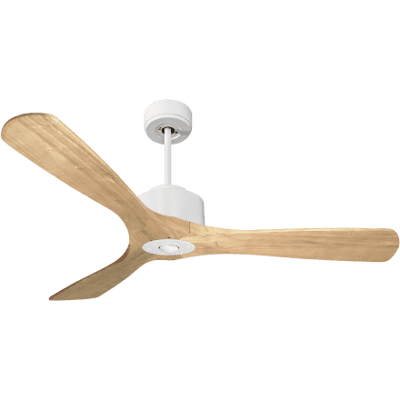 KLASSFAN Modulo Regular Ring - Super Destratificateur Et Ventilateur Dc 132 Cm Blanc Pales Bois Clair Sans Lumière 25 À 40 M² KLASSFAN Modulo Regular Ring - Super Destratificateur Et Ventilateur Dc 132 Cm Blanc Pales Bois Clair Sans Lumière 25 À 40 M²