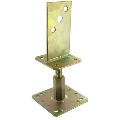 Finish - Soporte De Poste Ajustable Simpson - H.320 X Th.4 Mm - Ppsr320 Finish - Soporte De Poste Ajustable Simpson - H.320 X Th.4 Mm - Ppsr320