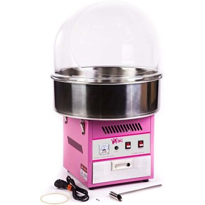 Helloshop26 - Máquina Profesional De Algodón De Azúcar Diámetro 52 Cm Con Protección 3614070 Helloshop26 - Máquina Profesional De Algodón De Azúcar Diámetro 52 Cm Con Protección 3614070