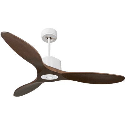 KLASSFAN Modulo Regular Ring - Super Destratificateur Et Ventilateur Dc 132 Cm Blanc Pales Bois Sombre Sans Lumière 25 À 40 M² KLASSFAN Modulo Regular Ring - Super Destratificateur Et Ventilateur Dc 132 Cm Blanc Pales Bois Sombre Sans Lumière 25 À 40 M²