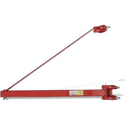 Helloshop26 - Grúa Pluma Para Polipasto 600 Kg Brazo Bastidor Cabrestante Eléctrico 3402138 Helloshop26 - Grúa Pluma Para Polipasto 600 Kg Brazo Bastidor Cabrestante Eléctrico 3402138