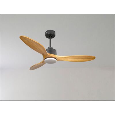Modulo De Klassfan - Ventilateur De Plafond Avec Lumière Gris Basalte Et Bois Idéal Pour 25 À 40 M² Kldc1p2wol1wo Modulo De Klassfan - Ventilateur De Plafond Avec Lumière Gris Basalte Et Bois Idéal Pour 25 À 40 M² Kldc1p2wol1wo