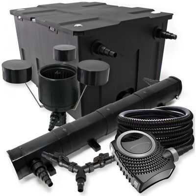 Set de filtros SunSun - 60000L, Clarificador UV 72W, Bomba, Skimmer Set de filtros SunSun - 60000L, Clarificador UV 72W, Bomba, Skimmer