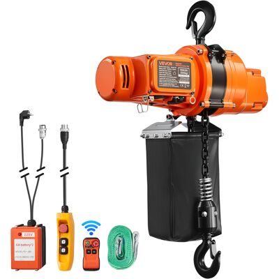 Vevor Polipasto Electrico De Cadena Carga 500 Kg 230 V Cadena G100, Altura De Elevación De 6 M, Velocidad 5 M/min Control Remoto Por Cable E Inalámbrico Hasta 100 M Para Reparación Taller Motor Garaje Vevor Polipasto Electrico De Cadena Carga 500 Kg 230 V Cadena G100, Altura De Elevación De 6 M, Velocidad 5 M/min Control Remoto Por Cable E Inalámbrico Hasta 100 M Para Reparación Taller Motor Garaje