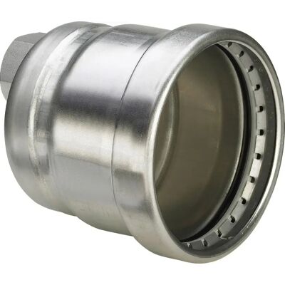 Viega Sanpress Inox Lf Tapa Sanpress Inox Xl Lf, D 88,9mm, Rp 3/4 Acero Inoxidable Modelo 2356xllf, 666880 Viega Sanpress Inox Lf Tapa Sanpress Inox Xl Lf, D 88,9mm, Rp 3/4 Acero Inoxidable Modelo 2356xllf, 666880