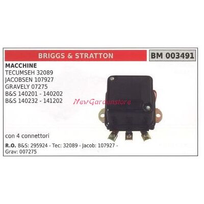 Briggs & Stratton Regulador De Tensión Briggs&stratton Máquina Tecumseh 32089 Gravely 003491 Briggs & Stratton Regulador De Tensión Briggs&stratton Máquina Tecumseh 32089 Gravely 003491