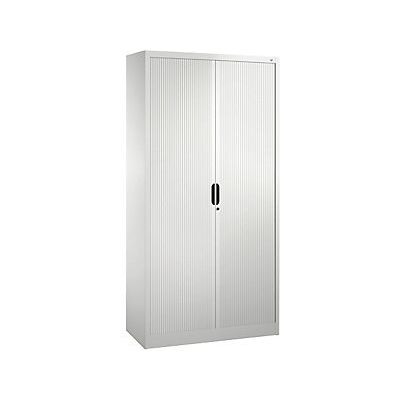 Armario de persiana blanco con persiana horizontal - Armario Armario de persiana blanco con persiana horizontal - Armario