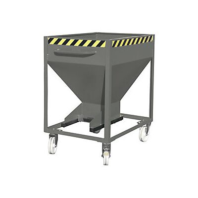 Bauer Silo Forma De Embudo Rodante Capacidad 0,375 M³ Gris Bauer Silo Forma De Embudo Rodante Capacidad 0,375 M³ Gris