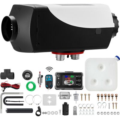 VEVOR Mophorn Calentador De Aire Diésel De 12 V, 8 Kw Con Interruptor Lcd Y Control Remoto, Calentador De Estacionamiento Diésel Para Varios Vehículos Diésel, Color Negro VEVOR Mophorn Calentador De Aire Diésel De 12 V, 8 Kw Con Interruptor Lcd Y Control Remoto, Calentador De Estacionamiento Diésel Para Varios Vehículos Diésel, Color Negro