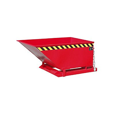 EUROKRAFT - Billenótartá ly - 0.4 m³ - Rojo RAL 3000 - tilt-bin EUROKRAFT - Billenótartá ly - 0.4 m³ - Rojo RAL 3000 - tilt-bin