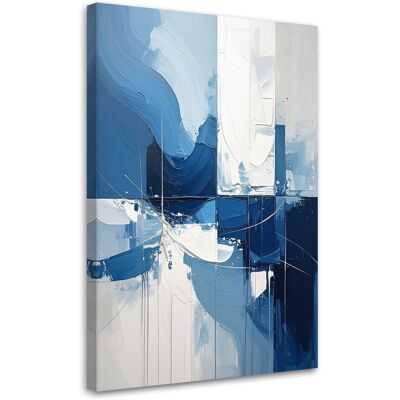 FEEBY Impresión De Imagen Abstracción Azul Con Textura Delicada Y Luz Brillante 70x100 FEEBY Impresión De Imagen Abstracción Azul Con Textura Delicada Y Luz Brillante 70x100