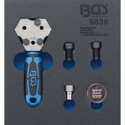 Bgs Technic - Bandeja Para Carro 1/6: Abocardador Din 4,75 / 5 / 6 Mm Bgs Technic - Bandeja Para Carro 1/6: Abocardador Din 4,75 / 5 / 6 Mm