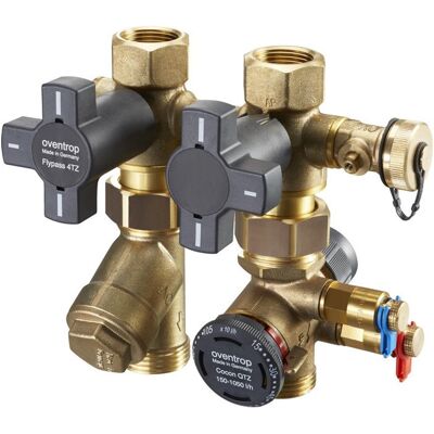 OVENTROP Set N ° 1 Flypass Dn 15, Con Cocon Qtz (150-1050 L / H) OVENTROP Set N ° 1 Flypass Dn 15, Con Cocon Qtz (150-1050 L / H)