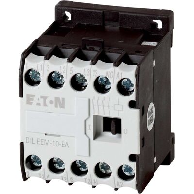 Eaton Contactor Miniatura, 3 Kw/400 V, Control De 24 V Cc Dileem-10-g-ea (24 V Cc) Eaton Contactor Miniatura, 3 Kw/400 V, Control De 24 V Cc Dileem-10-g-ea (24 V Cc)