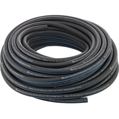 Tubería Pro Industrial Y Versátil. Epdm. Azul Negro. 8x3.5 Mm. 40m Fortis (por 40) Tubería Pro Industrial Y Versátil. Epdm. Azul Negro. 8x3.5 Mm. 40m Fortis (por 40)