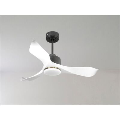 KLASSFAN Modulo Regular Ring - Super Destratificateur Et Ventilateur Dc 132 Cm Gris Basalte Pales Bois Blanc Sans Lumière 25 À 40 M² KLASSFAN Modulo Regular Ring - Super Destratificateur Et Ventilateur Dc 132 Cm Gris Basalte Pales Bois Blanc Sans Lumière 25 À 40 M²