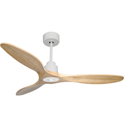 KLASSFAN Tenerife Ring - Super Destratificateur Et Ventilateur Dc 132 Cm Blanc Pales Bois Clair Sans Lumière 25 À 35 M² KLASSFAN Tenerife Ring - Super Destratificateur Et Ventilateur Dc 132 Cm Blanc Pales Bois Clair Sans Lumière 25 À 35 M²