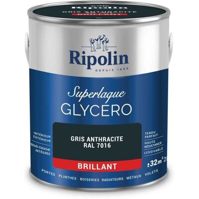 RIPOLIN RAL 7016 Gris antracita Pintura - Interior/Exterior RIPOLIN RAL 7016 Gris antracita Pintura - Interior/Exterior
