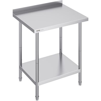 Mesa De Trabajo De Acero Inoxidable 76,2x61x91,4 Cm Mesa De Preparación De Alimentos Duradera Altura Ajustable Unidad De Almacenamiento De Alimentos Para Cocina Restaurante Bar Hotel Hogar - Vevor Mesa De Trabajo De Acero Inoxidable 76,2x61x91,4 Cm Mesa De Preparación De Alimentos Duradera Altura Ajustable Unidad De Almacenamiento De Alimentos Para Cocina Restaurante Bar Hotel Hogar - Vevor