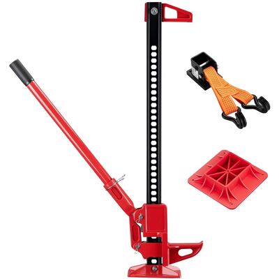 Wiltec Gato Agrícola - Set Todoterreno Farm Jack Compacto Para Atv/remolques, Gato Elevador Hasta 3000 Kg Con Placa De Apoyo Y Adaptador Para Levantar Ruedas Wiltec Gato Agrícola - Set Todoterreno Farm Jack Compacto Para Atv/remolques, Gato Elevador Hasta 3000 Kg Con Placa De Apoyo Y Adaptador Para Levantar Ruedas