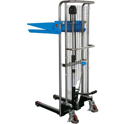 Fervi 0782 - Elevador de palets con plataforma y horquillas - 400kg Fervi 0782 - Elevador de palets con plataforma y horquillas - 400kg