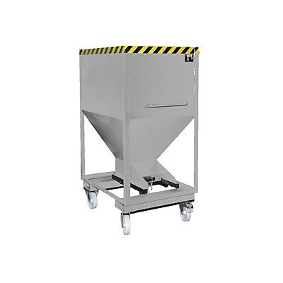 Bauer Silo Forma De Embudo Rodante Con Engarces Para Horquillas Bauer Silo Forma De Embudo Rodante Con Engarces Para Horquillas