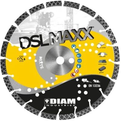 Disco Diamantado Diam Industries Ø350mm / 25.4 Mm - Dslmaxx350/25.4 Disco Diamantado Diam Industries Ø350mm / 25.4 Mm - Dslmaxx350/25.4
