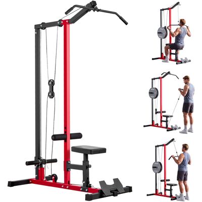 Vevor Máquina De Polea Dorsal 2 En 1, Máquina Polea Alta Y Baja Con Barra, Asiento Ajustable En 3 Niveles, Rodillo De Espuma Ajustable En 4 Niveles, Carga De 227 Kg Para Dorsal, Pecho, Tríceps Vevor Máquina De Polea Dorsal 2 En 1, Máquina Polea Alta Y Baja Con Barra, Asiento Ajustable En 3 Niveles, Rodillo De Espuma Ajustable En 4 Niveles, Carga De 227 Kg Para Dorsal, Pecho, Tríceps