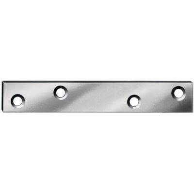 Placa de conexión Vormann - 170mm x 30mm x 3mm - Acero, galvanizado azul Placa de conexión Vormann - 170mm x 30mm x 3mm - Acero, galvanizado azul