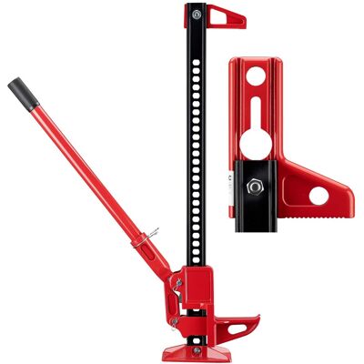 Wiltec Gato Agrícola – Set Profesional Con Abrazadera, Gato High Lift 60″ Hasta 3000 Kg Y Altura De Elevación Máx. 135 Cm Con Abrazadera Superior Wiltec Gato Agrícola – Set Profesional Con Abrazadera, Gato High Lift 60″ Hasta 3000 Kg Y Altura De Elevación Máx. 135 Cm Con Abrazadera Superior