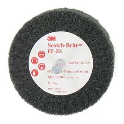 Cepillo 3M Scotch-Brite FF-ZS Ø 75mm - Acabado y Pulido Cepillo 3M Scotch-Brite FF-ZS Ø 75mm - Acabado y Pulido