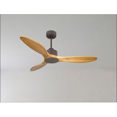 KLASSFAN Tenerife Ring - Super Destratificateur Et Ventilateur Dc 132 Cm Gris Basalte Pales Bois Blanc Sans Lumière 25 À 35 M² KLASSFAN Tenerife Ring - Super Destratificateur Et Ventilateur Dc 132 Cm Gris Basalte Pales Bois Blanc Sans Lumière 25 À 35 M²