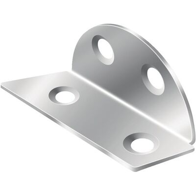Vormann - Soporte de ángulo galvanizado 40mm - Soporte de ángulo Vormann - Soporte de ángulo galvanizado 40mm - Soporte de ángulo