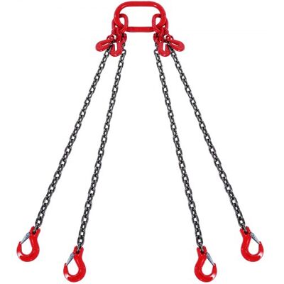 OEM Eslinga De Cadena De Elevación 4 Cadenas Con Ganchos Y Ajustadores 10mm X 300cm Carga De 8344 Kg G80 Para Carretilla Elevadora, Polipasto Motorizado, Muelle, Sitio De Construcción, Fábrica OEM Eslinga De Cadena De Elevación 4 Cadenas Con Ganchos Y Ajustadores 10mm X 300cm Carga De 8344 Kg G80 Para Carretilla Elevadora, Polipasto Motorizado, Muelle, Sitio De Construcción, Fábrica
