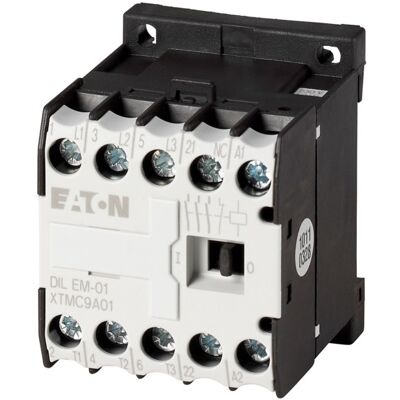 Eaton DILEM 01-G 220VDC Contactores - 3 polos, 9A, 4kW Eaton DILEM 01-G 220VDC Contactores - 3 polos, 9A, 4kW